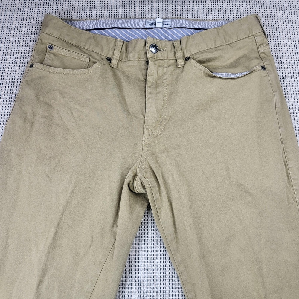 Peter Millar Pants Mens 33x29 Beige Chino 5 Pocket Straight Leg Casual
